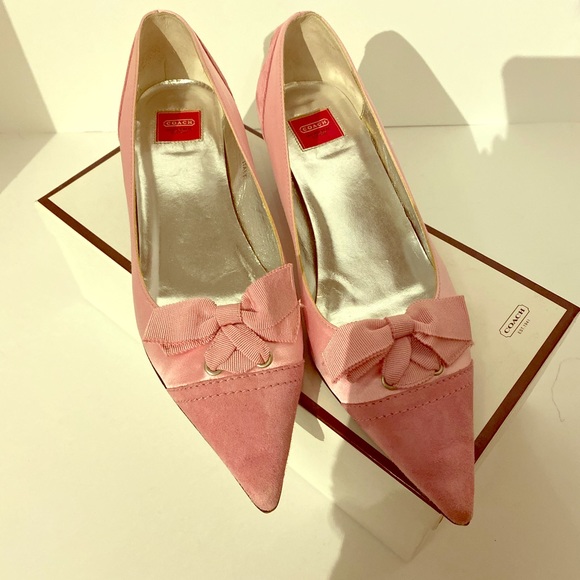 Coach Shoes - Like new! Coach kitten heels